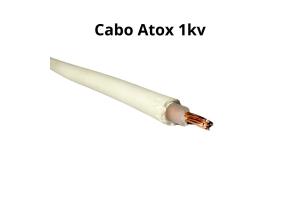 Cabo Flexível Atox 2,5mm² Branco 1kV Atoxsil SIL (Preço por Metro)