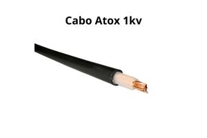 Cabo Flexível Atox 6mm² Preto 1kV Atoxsil SIL (Preço por Metro)