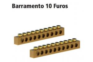 Barramento Terra / Neutro 10 Furos TIGRE