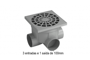 Caixa Coletora de água Pluvial/Passagem 100mm 00798 DURIN