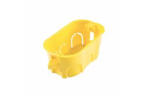 Caixa de luz de Embutir para gesso Drywall PVC 2x4 Amarela