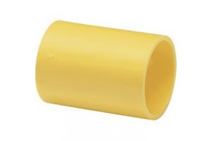 Emenda para Eletroduto Corrugado 1 Polegada 32mm Amarelo AMANCO