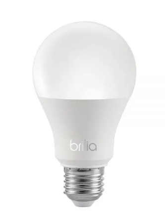 Lâmpada de Led 9W Bulbo Branco Frio 6500K Bivolt E27 BRILIA