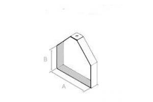 Gancho Vertical para eletrocalha 200x100mm