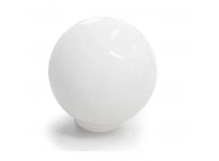 Globo PVC Branco Leitoso 15x30cm Para Luminária Boca 15cm