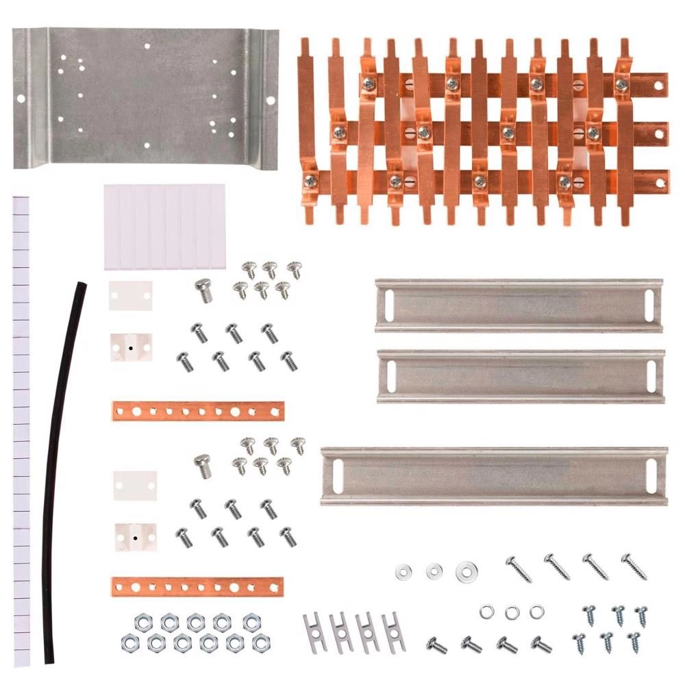 Kit com barramento Trifásico para 16 Disjuntores Din 100A - 8010 GOMES