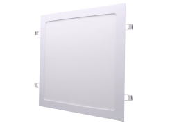 Painel de Led 24W Quadrado 30cm Slim de Embutir Branco Quente 3000K Bivolt