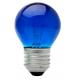 Lâmpada Incandescente 15W Bolinha Colorida Azul 127V E27