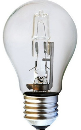 Lâmpada Incandescente A55 Halógena 70W Branco Quente 2800K 127V E27