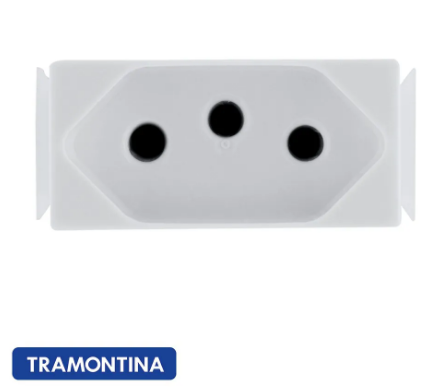 Módulo Tomada 2P+T 20A 250V Branco Aria TRAMONTINA