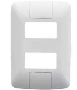 Placa 4x2 - 2 Seções Separadas Branco Aria TRAMONTINA