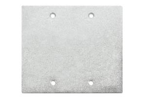 Placa Cega de Alumínio para Caixa de Piso 4x4 Cromada TRAMONTINA
