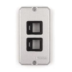 Placa para Condulete 1/2 e 3/4 com 2 Postos com Suporte para RJ11 ou RJ45 TRAMONTINA