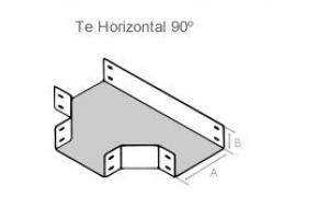 Tê Horizontal 100x100mm para eletrocalha