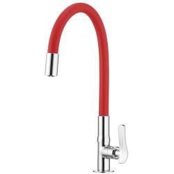 Torneira de Mesa Bica Flexível Lorenflex Red 1177 R27 LORENZETTI