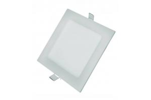 Painel de Led 12W Quadrado 17cm Slim de Embutir Branco Quente 3000K Bivolt