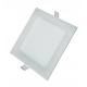 Painel de Led 6W Quadrado 12cm Slim de Embutir Branco Quente 3000k Bivolt