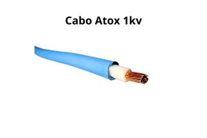 Cabo Flexível Atox 6mm² Azul 1kV Atoxsil SIL (Preço por Metro)