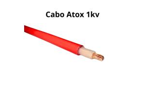 Cabo Flexível Atox 6mm² Vermelho 1kV Atoxsil SIL (Preço por Metro)