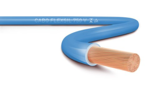 Cabo de Cobre Flexível 6mm² Azul 450/750V SIL (Preço por Metro)