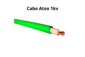 Cabo Flexível Atox 6mm² Verde 1kV Atoxsil SIL (Preço por Metro)