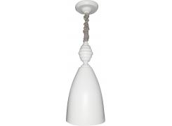 Luminária Pendente Candar Branco 5445 E27 METAL DOMADO