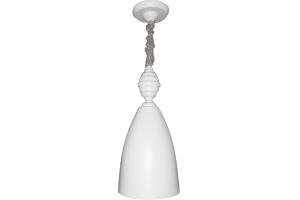 Luminária Pendente Candar Branco 5445 E27 METAL DOMADO